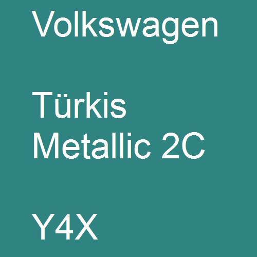 Volkswagen, Türkis Metallic 2C, Y4X.